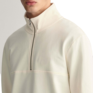 Sweat-shirts à demi-zip pour hommes en coton 100% facilement lavables, imprimés à l'écran, teints, brodés, manches longues d'hiver - Product Image 5