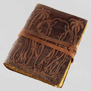 High Quality Brown Hardcover Leather Notebook Custom Diary Stationery for Sublimation Brown Leather Journal - Product Image 5