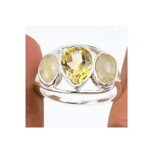 Anéis joias femininas de prata esterlina 925, design artesanal, prata sólida, joias finas anel para mulheres à venda, melhor preço