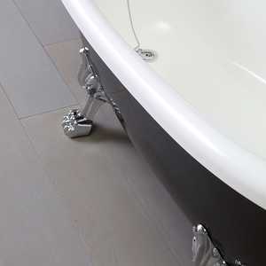 Baignoire Romanza Noir et Blanc Style Classique – Collection de Baignoires Élégantes - Product Image 1