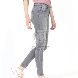 Pantalones de Otoño Invierno para Mujer, Pantalones Vaqueros Casuales de Algodón Holgados, Estilo Hip Hop, Precio al por Mayor - Product Image 3