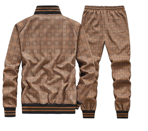 ชุดวอร์มของผู้ชายชุดวิ่ง2ชิ้นชุดวอร์มชุดวอร์มสเวตเตอร์แบบมีแขนเสื้อมีฮู้ดสไตล์ตัวเอง - Product Image 3