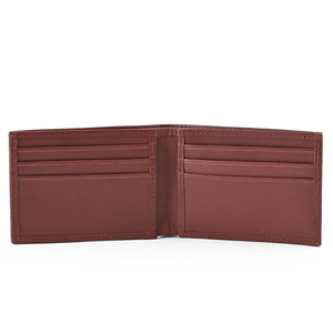 Cartera de Cuero Genuino para Hombre, Plegable, con Múltiples Ranuras para Tarjetas, Estilo Minimalista, para Uso Diario - Product Image 1