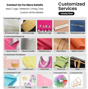 2025 nuovo arrivo famoso marchio di lusso modello di coccodrillo quadrato Designer in pelle sintetica borsa da donna ricamo perla copia di lusso - Product Image 6