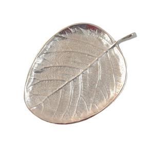 Plateau de service à manger en métal de forme rectangulaire pour la maison et la cuisine Plateau de service à dîner au design classique avec poignée en forme de cercle - Product Image 2