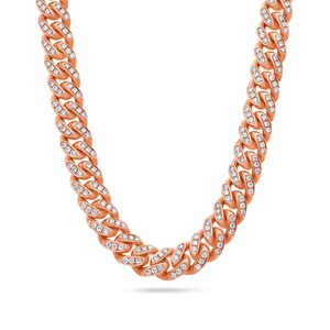 Superbe collier en or 14 carats avec diamants cultivés en laboratoire E Color Brilliant Cut VVS2 Clarity High End Jewelry Women's Classic Wholesale - Product Image 1