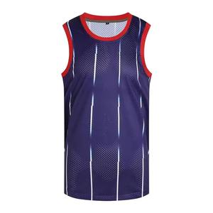 Maillot de basket-ball sans manches pour homme, de haute qualité, 100% polyester, respirant, séchage rapide, impression personnalisée, couleur unie, été - Product Image 1