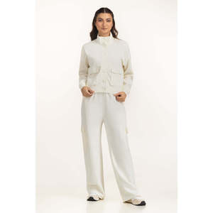 Conjunto Casual de 2 Piezas WM-COD-WS25-101 con Cuello Alto, Estilo Contemporáneo, en Lona, Tallas XS, XXS, 2XL - Product Image 3