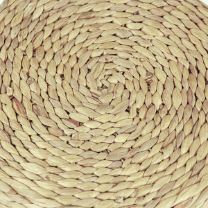 Pouf tissé jacinthe d'eau et jonc de mer Décoration de la maison Matériaux naturels Écologique Fabriqué au Vietnam Vente en gros durable - Product Image 4