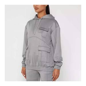 Women Clothing Streetwear Brand Logo Sweatshirt Bestsellers Custom <b>Tracksuits</b> Fleece Pullover Women <b>Tracksuits</b> From Pakistan - Product Image 3