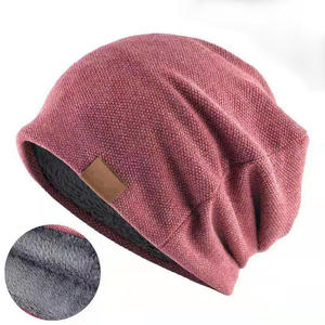 Haute qualité femmes hiver tricoté bonnet casquettes populaire laine chaud pêcheur bonnet personnalisé Plaid vente chaude accessoire de mode - Product Image 4
