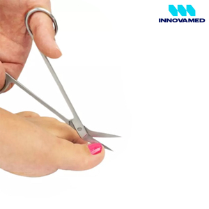 Tijeras de Pedicura Manuales de Acero Inoxidable con Mango Largo, Cortaúñas, Set de Instrumentos Quirúrgicos para Manicura y Podología Esencial - Product Image 6