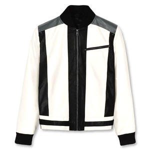 Chaqueta de Cuero Original Informal para Hombre, Chaqueta de Cuero Genuino con Logotipo Personalizado, Chaqueta de Invierno de Cuero Puro, Chaquetas de Cuero Genuino para Hombre de Talla Grande - Product Image 6