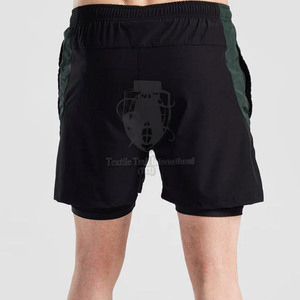 Shorts de softball pour hommes, design personnalisé, 100% polyester, légers, séchage rapide, respirants, vente en gros, vêtements décontractés - Product Image 2