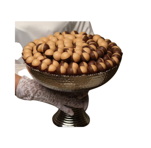 Bol à chocolat en métal de meilleure qualité Décor de table classique Bol de service à chocolat pour mariages anniversaires ou anniversaires - Product Image 2