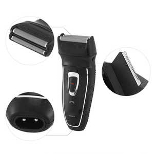 Rasoir électrique professionnel pour hommes, sans fil, 3-en-1, tondeuse rotative pour barbe avec grille remplaçable pour le soin du visage et du corps - Product Image 1