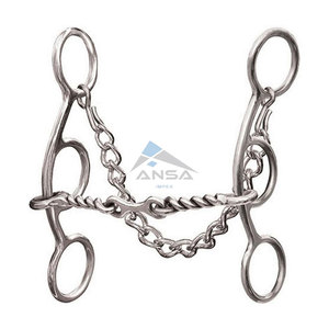Professionals Choice Futurity Bit 5.5 "Embouchure torsadée de haute qualité Mèche d'entraînement de cheval Contrôle de la performance - Product Image 1