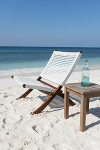 SOLOBEAT Modern Eco-Friendly Handwoven <b>Rattan</b> Leisure Lounge <b>Chair</b> with Wood Legs - Product Image 5