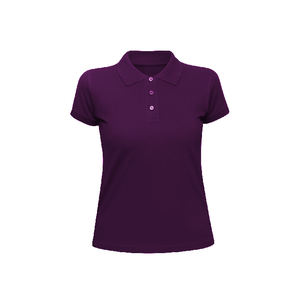 Camiseta Polo Premium para mujer, material de algodón de alta calidad, diseño ajustado, ropa informal transpirable y atuendo diario - Product Image 3