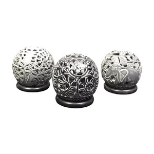 Limited Making Addition New Collection Pure Handmade Art Soapstone Candle Holder With Handmade Carving Stylish For <b>T</b> <b>Light</b> Decor - Product Image 5