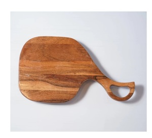 Tabla de quesos de madera sostenible Simple con forma cuadrada Color natural Producto más vendido - Product Image 6