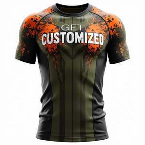 Rash Guard personalizado creado con tela que absorbe la humedad y paneles elásticos para un control máximo kimono de jiu jitsu personalizado - Product Image 6