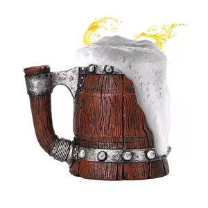 Tasses en bois faites à la main Tasses à bière en bois de qualité supérieure conçues en Inde Logo personnalisé et finition naturelle Prix le moins cher disponible - Product Image 4