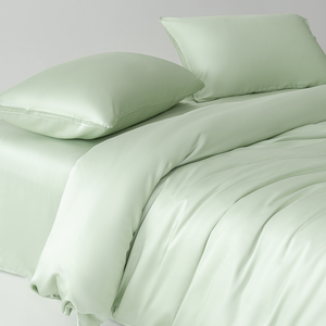 ODM/OEM Sprei Bambu Ramah Lingkungan, Sejuk, dan Bernapas, Tekstil Rumah Tangga, Sarung Selimut Warna Solid, Sarung Bantal, Set Sprei Premium - Product Image 5