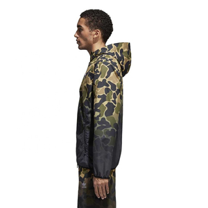 Chaqueta cortavientos de lana ligera de camuflaje personalizable para hombre, chaqueta universitaria impermeable para exteriores para invierno - Product Image 4