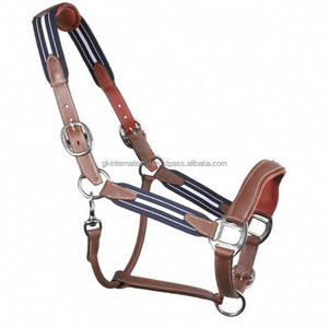 Cabestro para Caballo de Cuero de Lujo con Acabado Marrón Genuino, Diseño Personalizado, Doble Costura y Herrajes de Latón Ajustables - Product Image 3