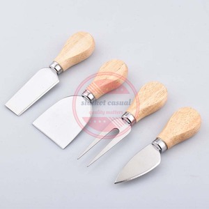 ชุดมีดหั่นชีสด้ามไม้ชุดมีดชีสสแตนเลสสตีล - Product Image 5