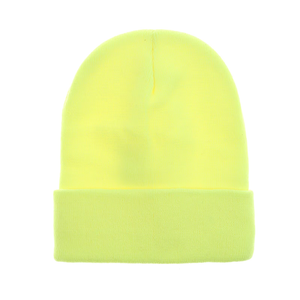 Vente en gros de bonnets classiques personnalisés avec votre propre logo chapeaux tricotés de couleur unie chapeau chaud patchs personnalisés bonnets - Product Image 5