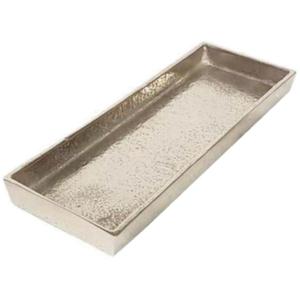 Plateau à dessert grand présentoir plat et plateau en argent plateaux de service en métal pour restaurants fournitures d'événement plateau métallique avec logo personnalisé - Product Image 6