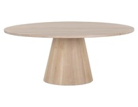 Table de Repas Ronde Design Européen Moderne en Chêne pour Restaurant et Cuisine, 4 Places