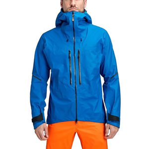 Veste coupe-vent streetwear personnalisée, légère, imperméable, col montant, en polyester, décontractée, sportive, à capuche, pour homme, hiver - Product Image 4