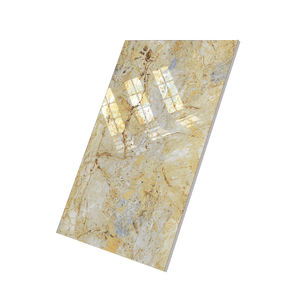 Carrelage doré brèche brillant au meilleur motif sol en marbre blanc de luxe pour intérieur carreaux de porcelaine émaillés antidérapants personnalisés pour la maison - Product Image 3