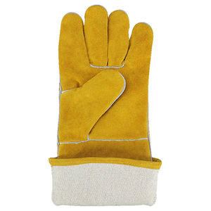 Gants de soudage en cuir Arrivée Résistance à la chaleur Gants de sécurité raisonnables Résistance à la chaleur Protection des mains personnalisée Gants de soudage - Product Image 3