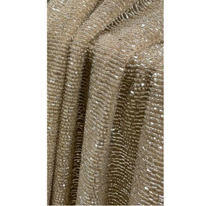 Encaje de cuentas a mano de lujo más vendido para moda y novia con detalles intrincados para vestidos elegantes disponibles para la venta - Product Image 6