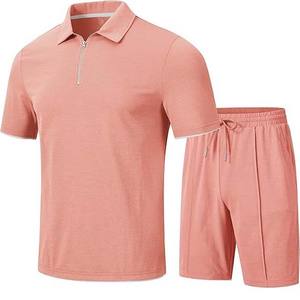 Custom Logo <b>men</b> Grey Color 2 piece <b>Shorts</b> Set wholesale <b>Men</b> Customized Embroidery Print Gym Fit V Neck Summer Wear Man Twin Sets - Product Image 1