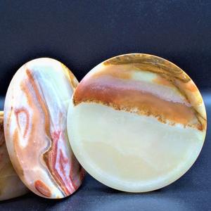 Natural Stone <b>Marble</b> <b>Coasters</b> with Absorbent Felt Backing - Factory Price - Product Image 1