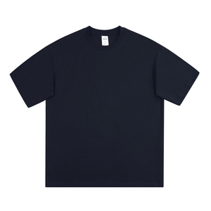 เสื้อยืดสตรีทแวร์ผู้ชายคุณภาพสูง แบรนด์สั่งทำพิเศษ ผ้าฝ้าย 100% สไตล์ลำลอง ทรงหลวม คอกลม แขนสั้น ทรงปกติ ลายเรียบ - Product Image 2