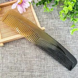 หวีทำแสงสีเขาควายหวีฮอร์นแบบธรรมชาติกันไฟฟ้าสถิตสำหรับเป็นของขวัญวันหยุดโดยงานฝีมือจันทร์เสี้ยว - Product Image 5