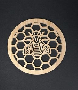 Traditional <b>Wooden</b> <b>Trivet</b> That Adds Authentic Rustic Charm While Protecting Tables From Burns - Product Image 2