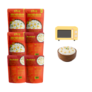 Arroz fresco, garbanzos, sin gluten, listo para comer, reemplazo de comida de Vietnam ST25, arroz, comidas aptas para microondas, comida vegetariana - Product Image 4