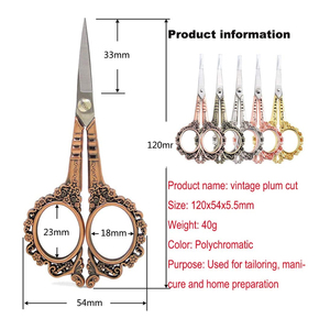 "2024 Juego de tijeras profesionales para uñas Elegantes tijeras multifuncionales para cutículas de hoja afilada de acero inoxidable" - Product Image 6