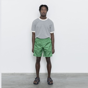 Short coupe-vent pour hommes, respirant, extérieur, coupe-vent, taille élastique, short en nylon imperméable avec logo personnalisé - Product Image 4