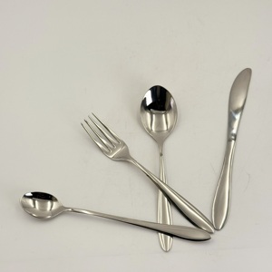 Luxurious <b>Cutlery</b> <b>Set</b> Stainless Steel Silver-plated Knife Fork Spoon with Elegant Handles Perfect <b>Portability</b> for Dining - Product Image 3
