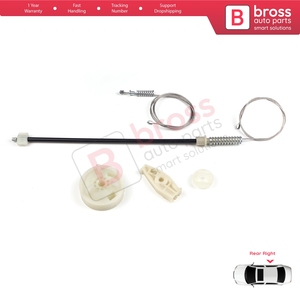 ชุดซ่อมมอเตอร์กระจกหน้าต่างด้านหลังขวา รุ่น BWR913 สำหรับ 206 CC 2D T16 ปี 2000-2008 รถ 2 ประตู คูเป้ เปิดประทุน 922458 - Product Image 2
