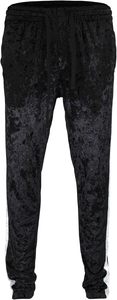 Conjunto Deportivo Unisex de Terciopelo Negro, Manga Larga, Cierre con Cordón, Estilo Casual para Correr, Color Sólido, Bolsillos Laterales, Corte Regular, Invierno - Product Image 4