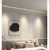 Décoration intérieure, lampe de plafond mince à trois couleurs, spot LED encastré, lumière intérieure à intensité variable